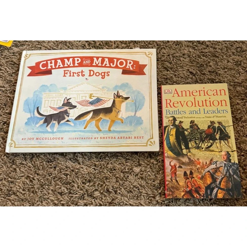 DK Publishing-Champ and Major - First Dogs & American Revolution -History Books